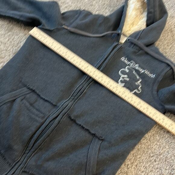 Walt Disney World Sherpa-Lined Zip Hoodie Mickey Mouse ’71 Graphic Small cozy - Picture 8 of 16